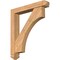 Ekena Millwork Westlake Arts and Crafts Smooth Bracket w/ Offset Brace, Western Red Cedar, 5 1/2"W x 32"D x 36"H BKT0604X32X36WTL03SWR - alternate 1